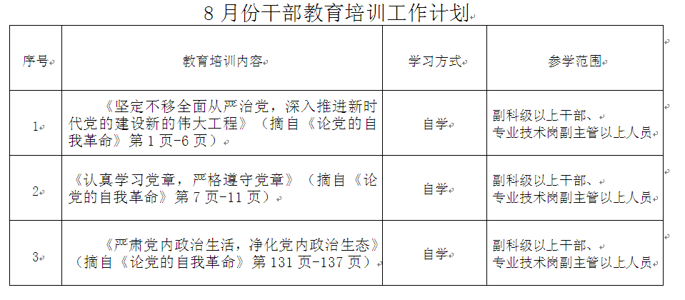 8月份党员干部培训工作计划.png